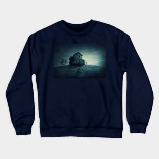 haunted house in the ghost land Crewneck Sweatshirt